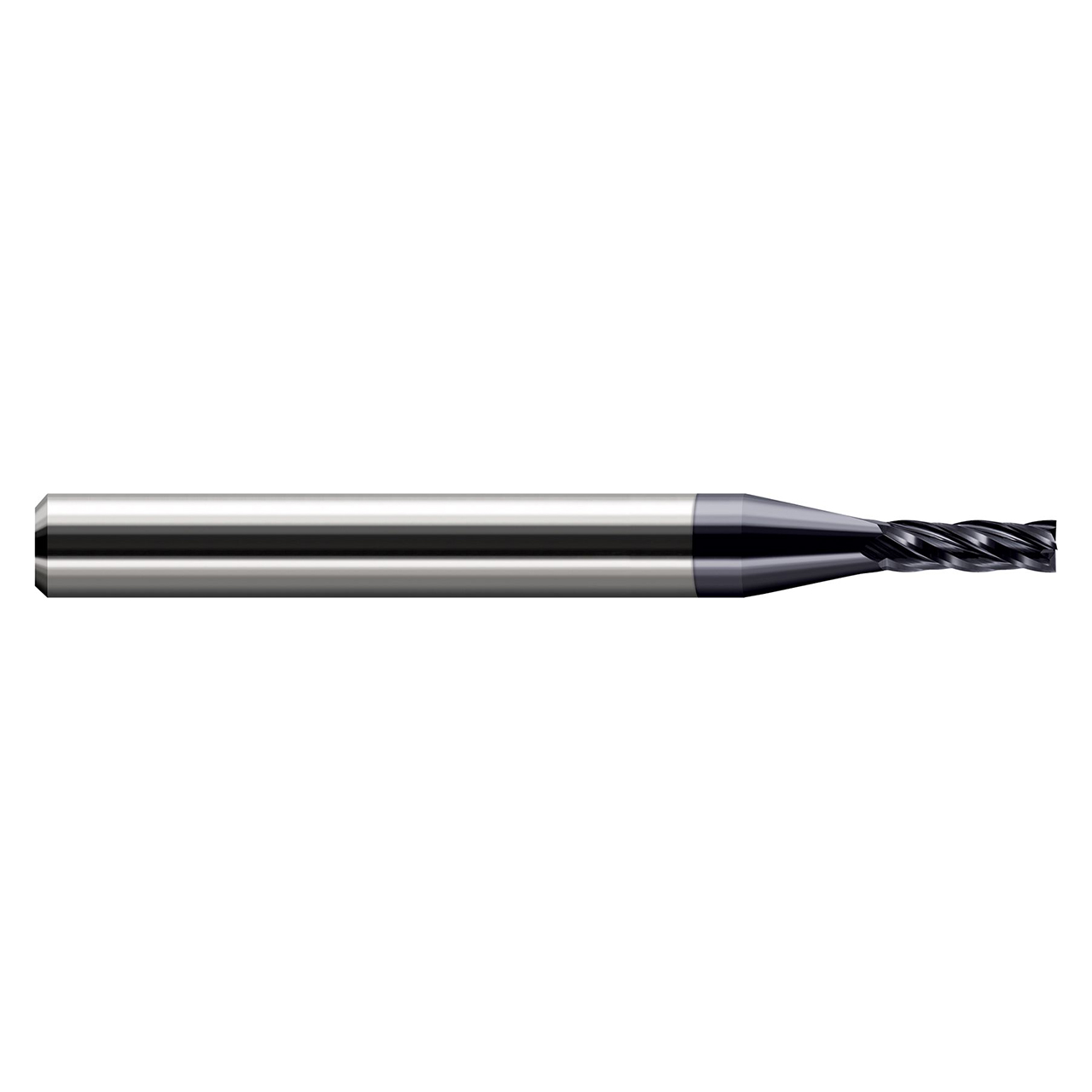 Harvey Tool 741459 | 3.50mm Diameter x 4.00mm Shank x 10.00mm LOC x 50.00mm OAL 2 Flute Uncoated Square End Mill