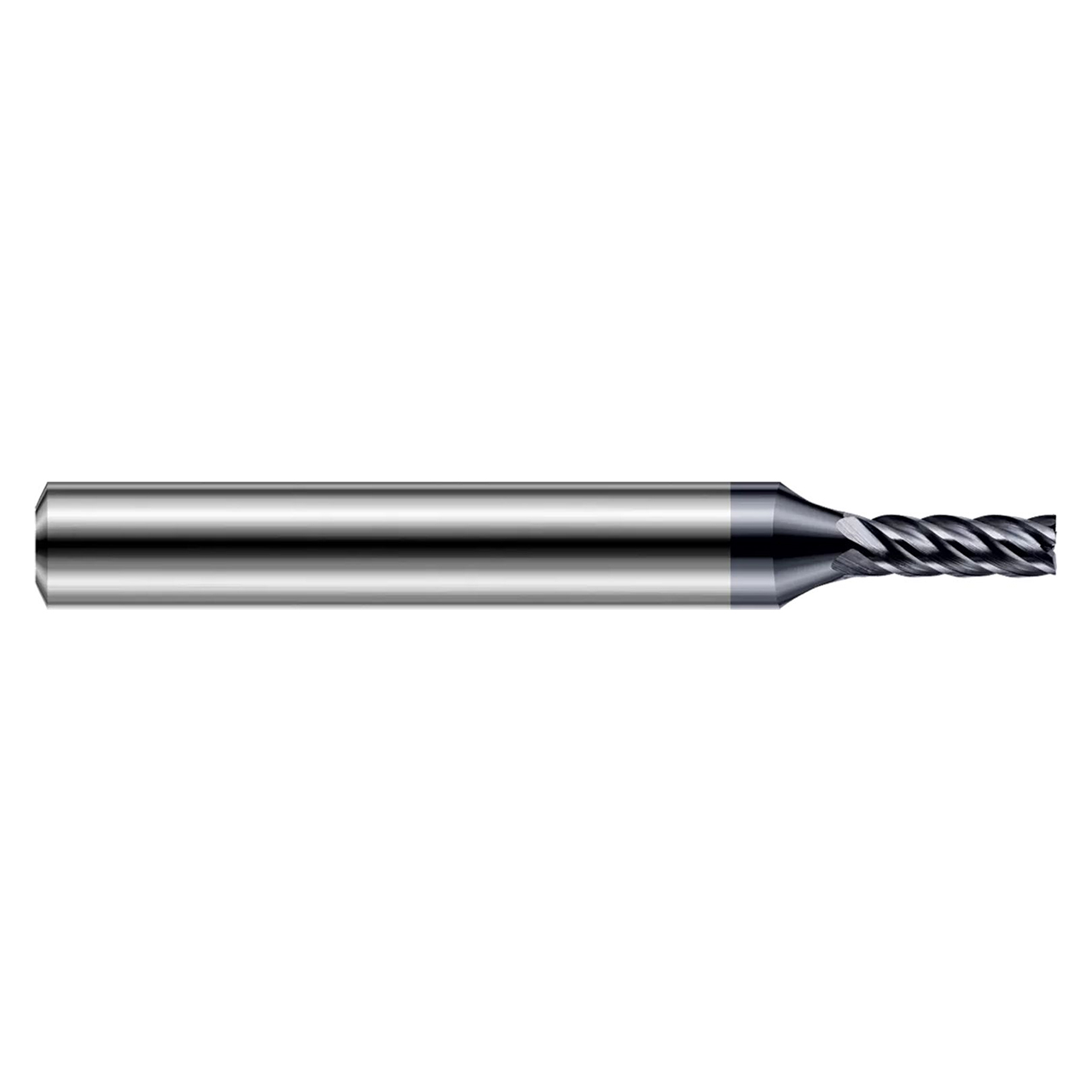 Harvey Tool 859510-C6 | 0.156" Diameter x 1/4" Shank x 0.125" LOC x 2-1/2" OAL 5 Flute C6 Coated Square End Mill