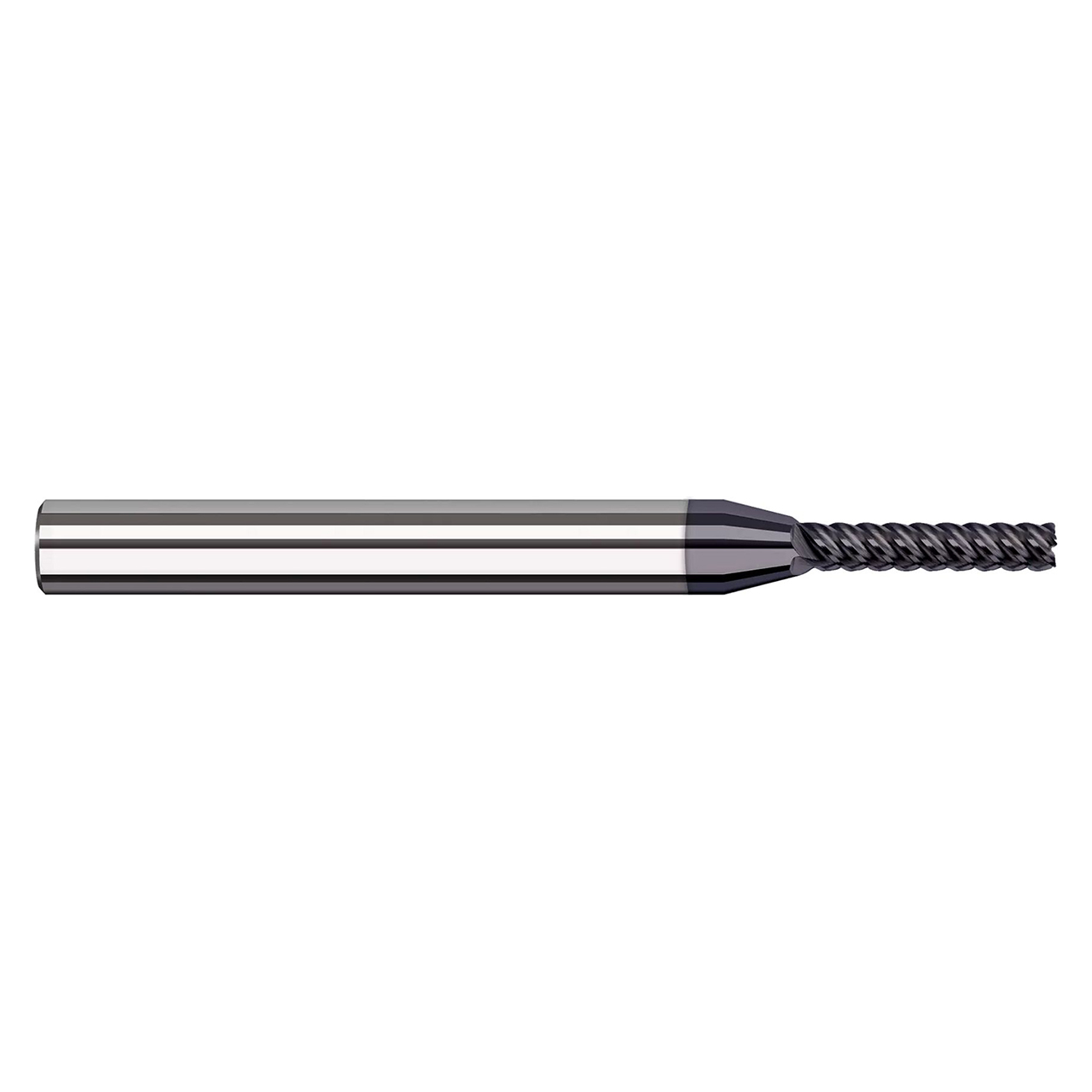 Harvey Tool 872262-C6 | 0.062" Diameter x 1/8" Shank x 0.005" Corner Radius x 0.093" LOC x 1-1/2" OAL 7 Flute C6 Coated Corner Radius End Mill