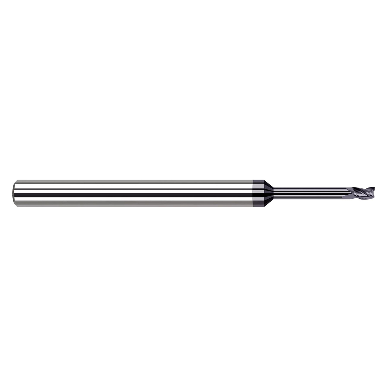 Harvey Tool 895540-C6 | 0.040" Diameter x 1/8" Shank x 0.060" LOC x 2-1/2" OAL 3 Flute C6 Coated Square End Mill