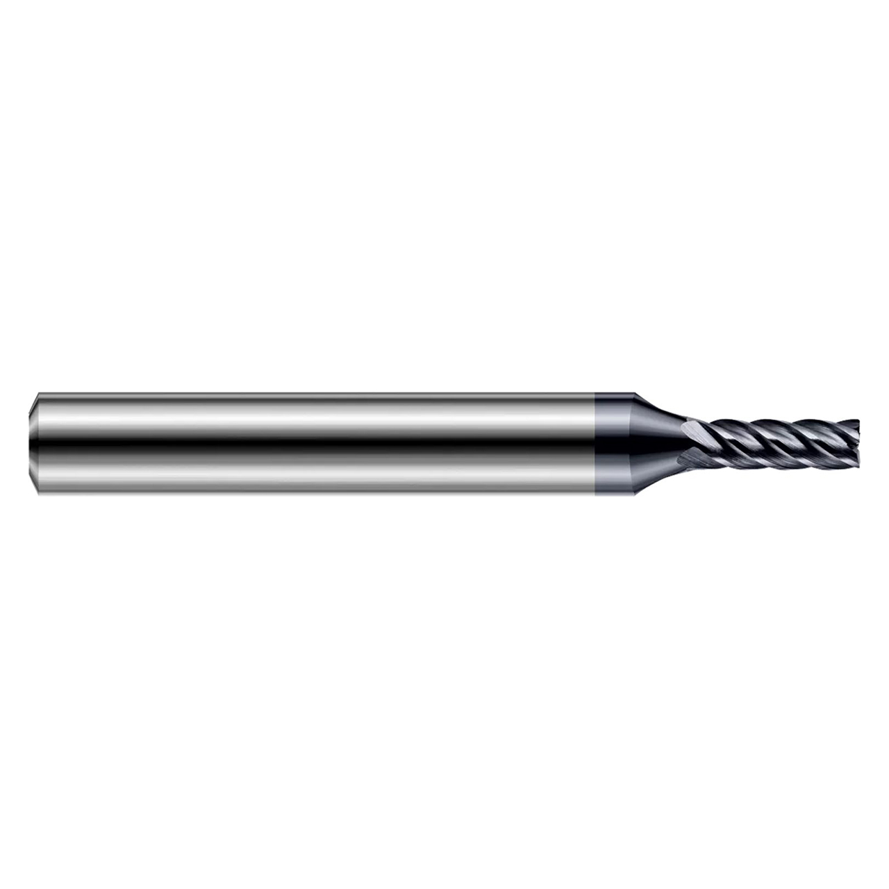 Harvey Tool 920505-C6 | 0.118" Diameter x 1/4" Shank x 0.005" Corner Radius x 0.177" LOC x 2-1/2" OAL 5 Flute C6 Coated Corner Radius End Mill