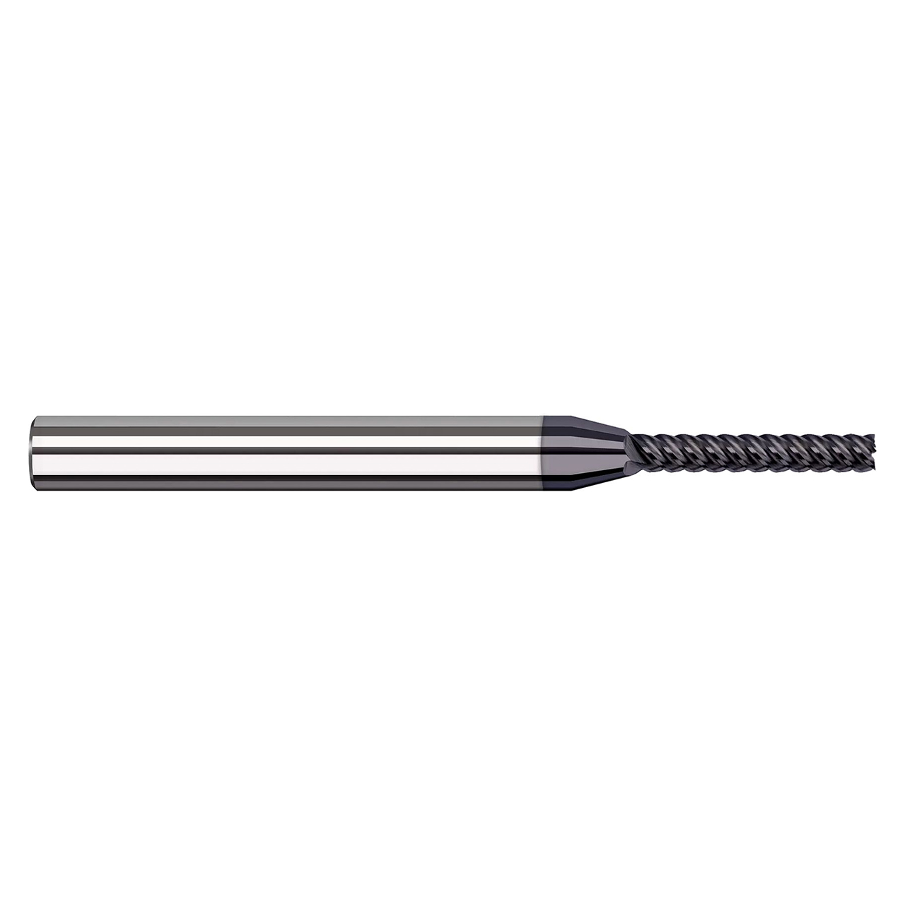 Harvey Tool 974538-C6 | 1.70mm Diameter x 4.00mm Shank x 8.50mm LOC x 50.00mm OAL 7 Flute C6 Coated Square End Mill