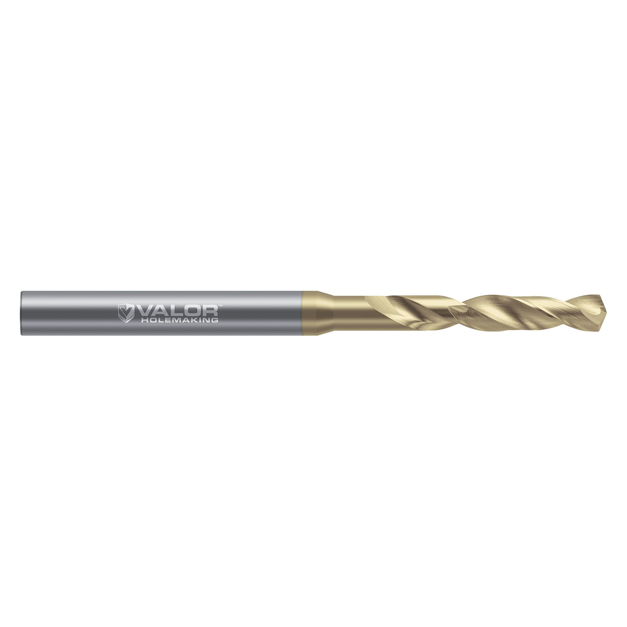 Valor V389031 | 0.157" Diameter x 4.00mm Shank x 0.941" Flute Length x 63.00mm OAL 2 Flute Uncoated High Performance Drill