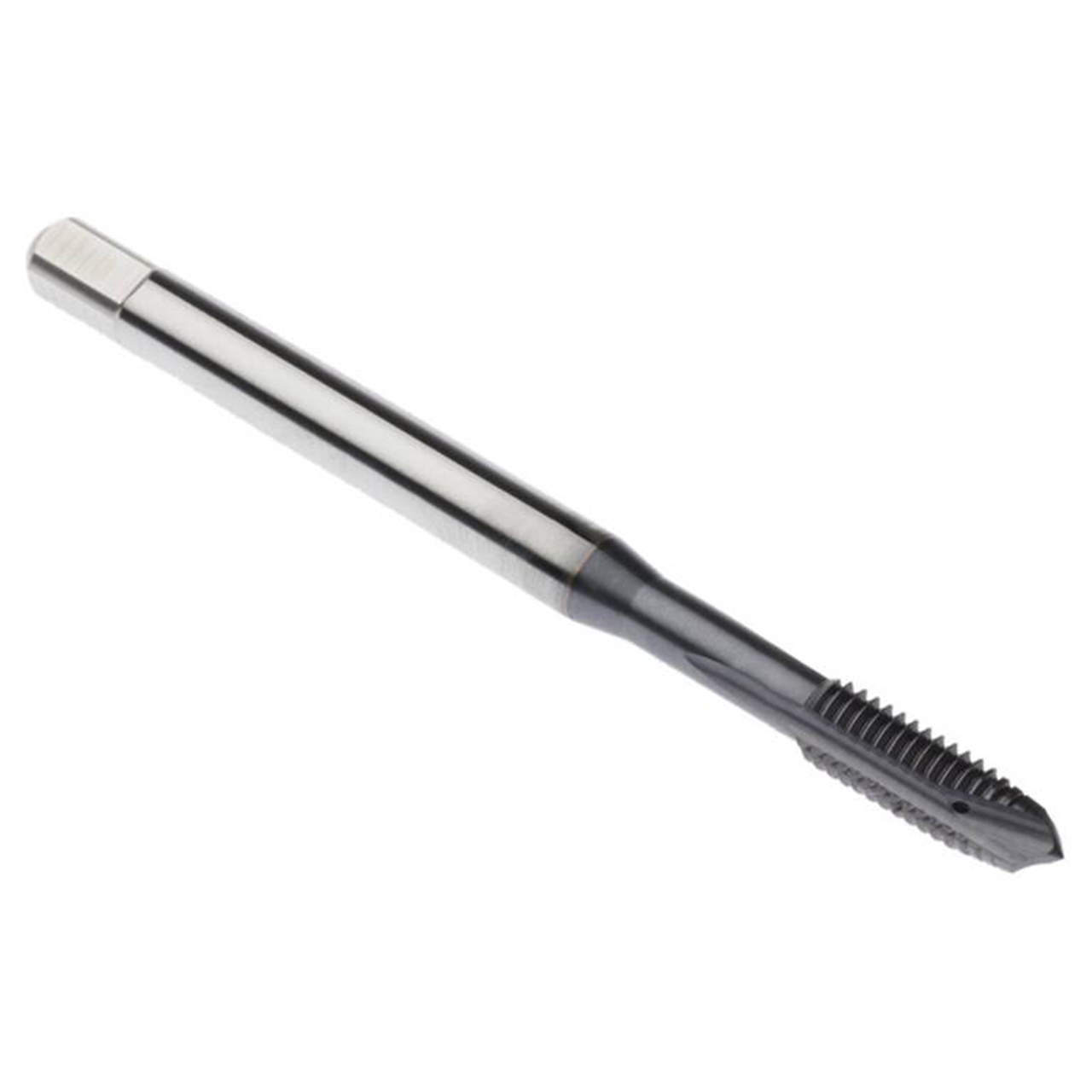 Seco Tools 03000097 | MTP-M8X1.25ISO6H-TB-M003-A M8 Thread Size x 0.315" Diameter x 0.315" Shank x 3.543" OAL 3 Flute TiCN Coated HSS-E Spiral Point Tap