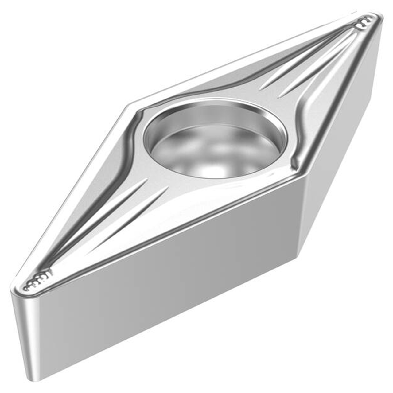 Seco Tools 02956339 | VBMT160408-M5 0.375" Inscribed Circle Diameter 0.032" Radius x 0.187" Thickness 2 Cutting Edge Carbide Turning Insert