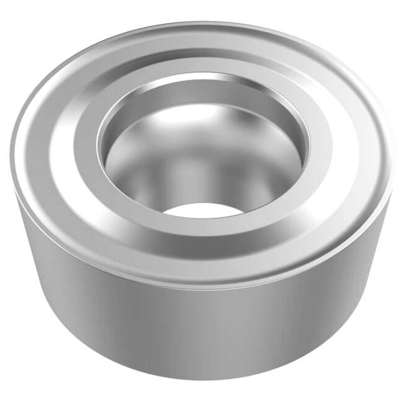 Seco Tools 03062596 | RC1204 Size x 0.472" Diameter x 0.187" Thickness 4 Cutting Edge Carbide Turning Insert