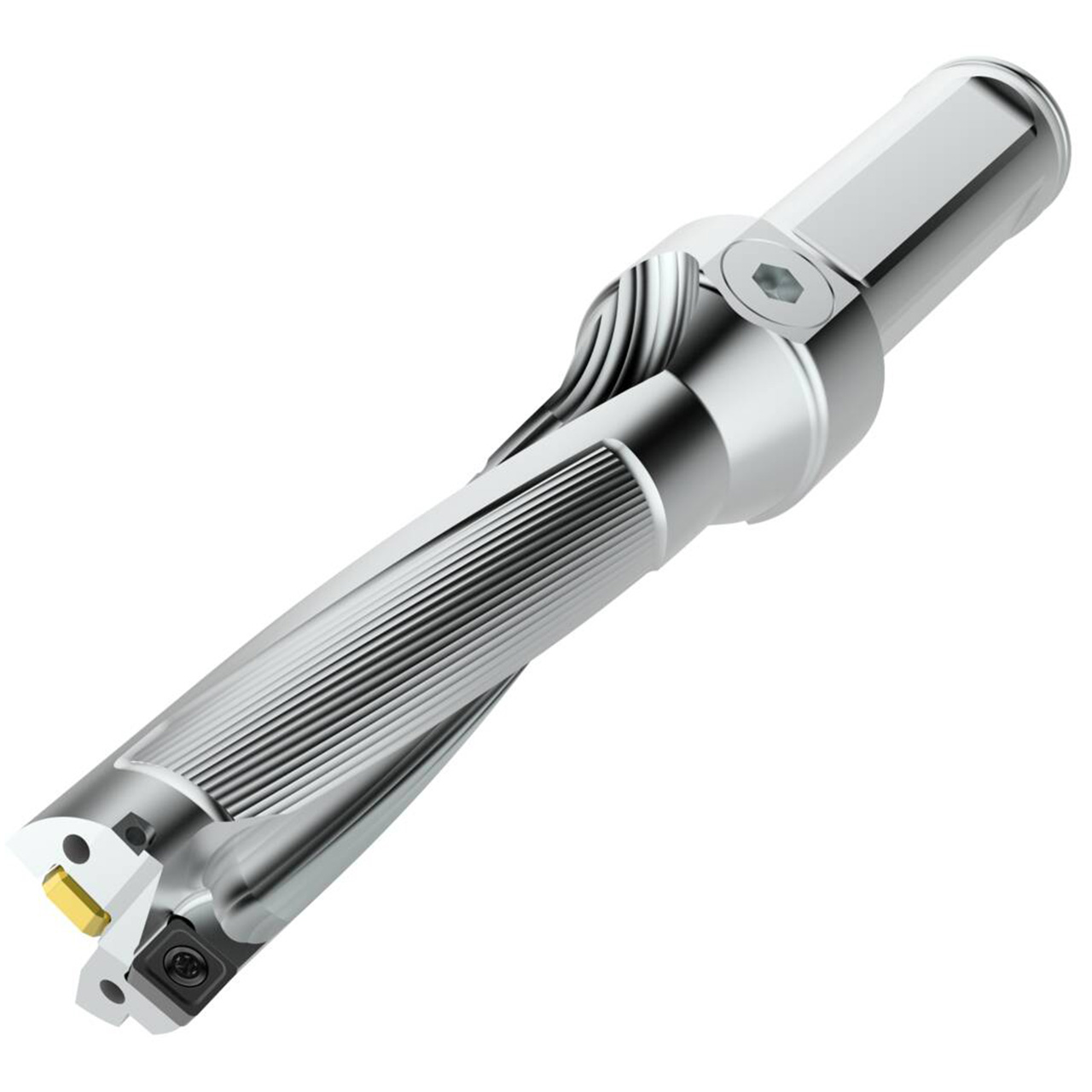 Seco Tools 03080321 | 1.500" Diameter x 1.500" Shank x 10.128" OAL 88 Degree Cutting Edge Angle Indexable Insert Drill