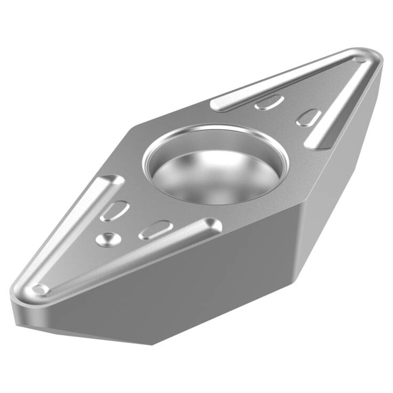 Seco Tools 03096657 | VBMT160404-M3 0.375" Inscribed Circle Diameter 0.016" Radius x 0.187" Thickness 2 Cutting Edge Carbide Turning Insert