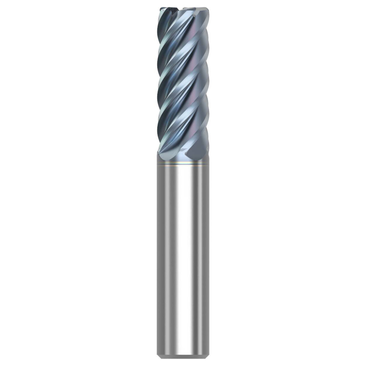 Seco Tools 10115701 | S545R.375D3R045.0Z5 0.375" Diameter x 0.375" Shank x 0.045" Radius x 2.500" OAL 5 Flute HTA Coated Carbide Corner Radius End Mill