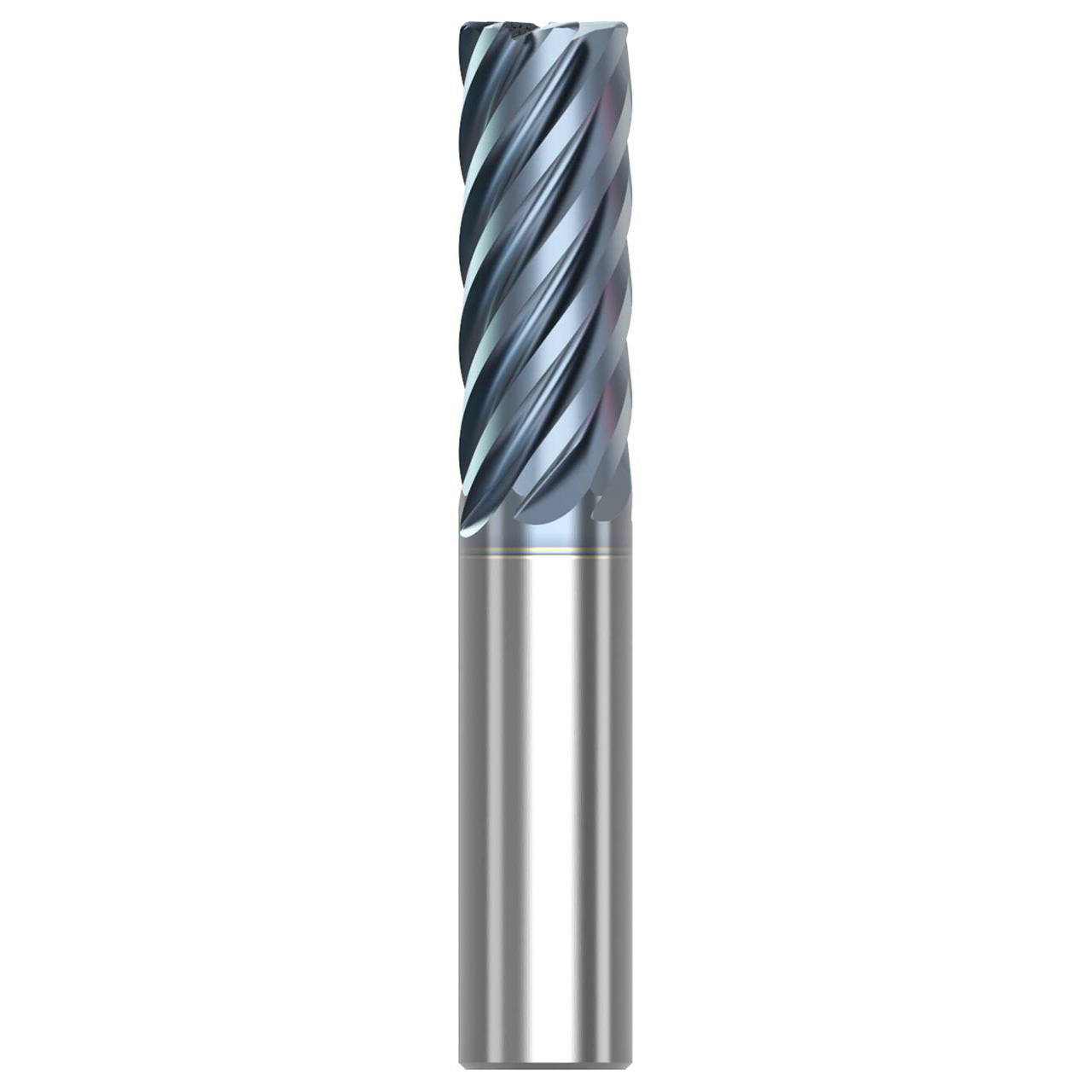 Seco Tools 10115842 | S738R.625D2R030.0Z7 0.625" Diameter x 0.625" Shank x 0.030" Radius x 4.000" OAL 7 Flute HTA Coated Carbide Corner Radius End Mill