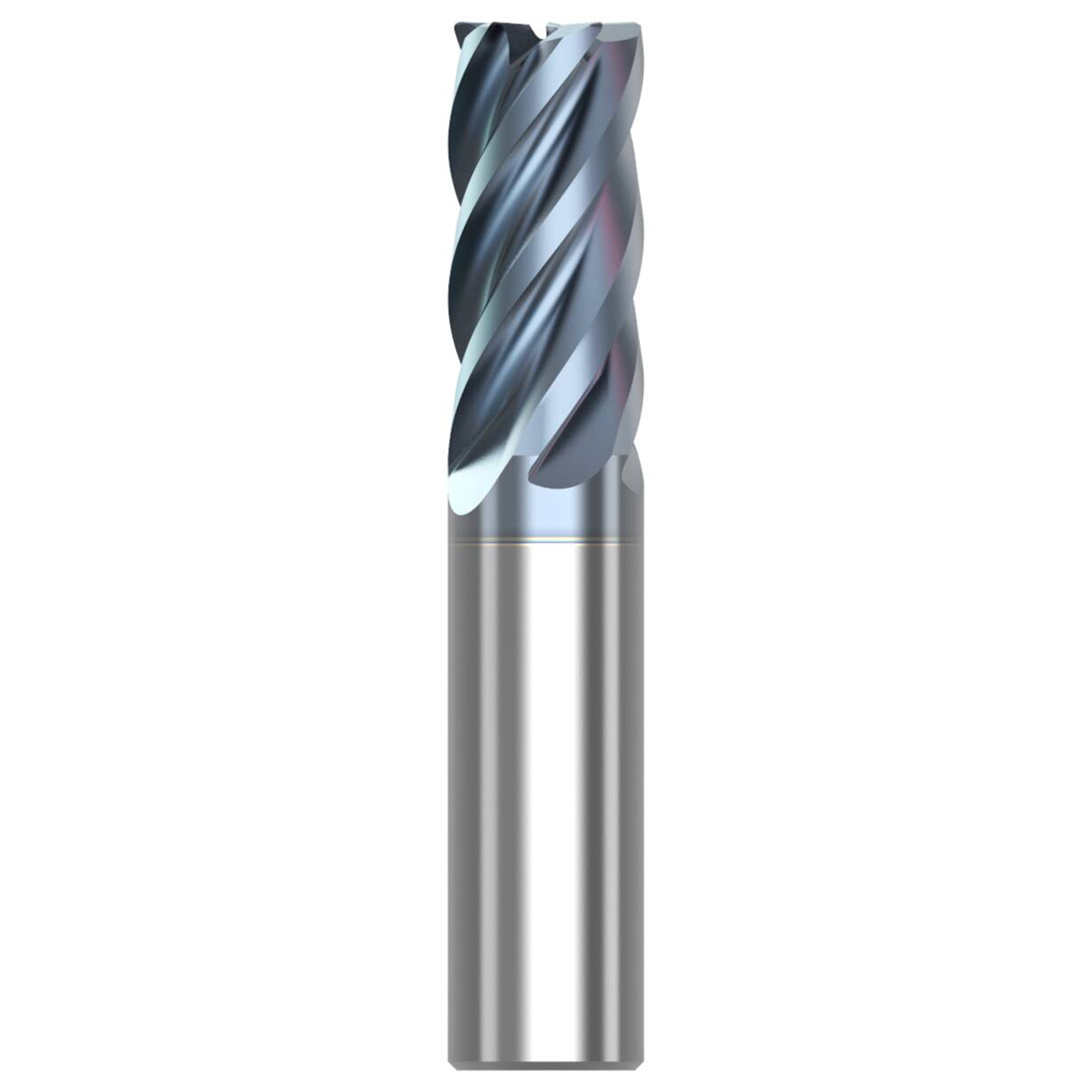 Seco Tools 10115946 | STR540.250D3R045.0Z5 0.250" Diameter x 0.250" Shank x 0.045" Radius x 2.500" OAL 5 Flute HTA Coated Carbide Corner Radius End Mill