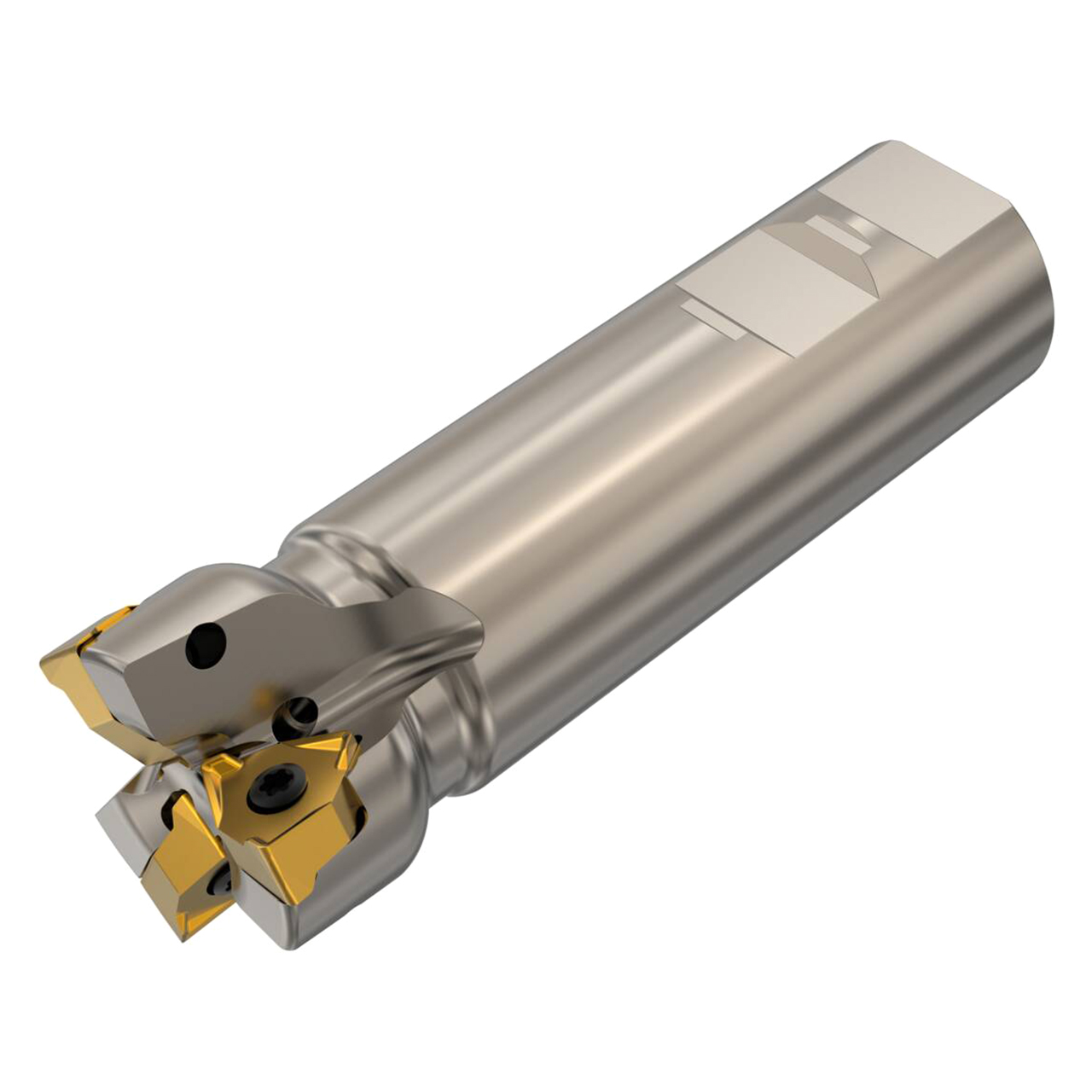 Seco Tools 02642818 | R217.96-01.50-3-08-3A 38.10mm Diameter x 31.75mm Shank x 114.30mm OAL Indexable Square-Shoulder End Mill