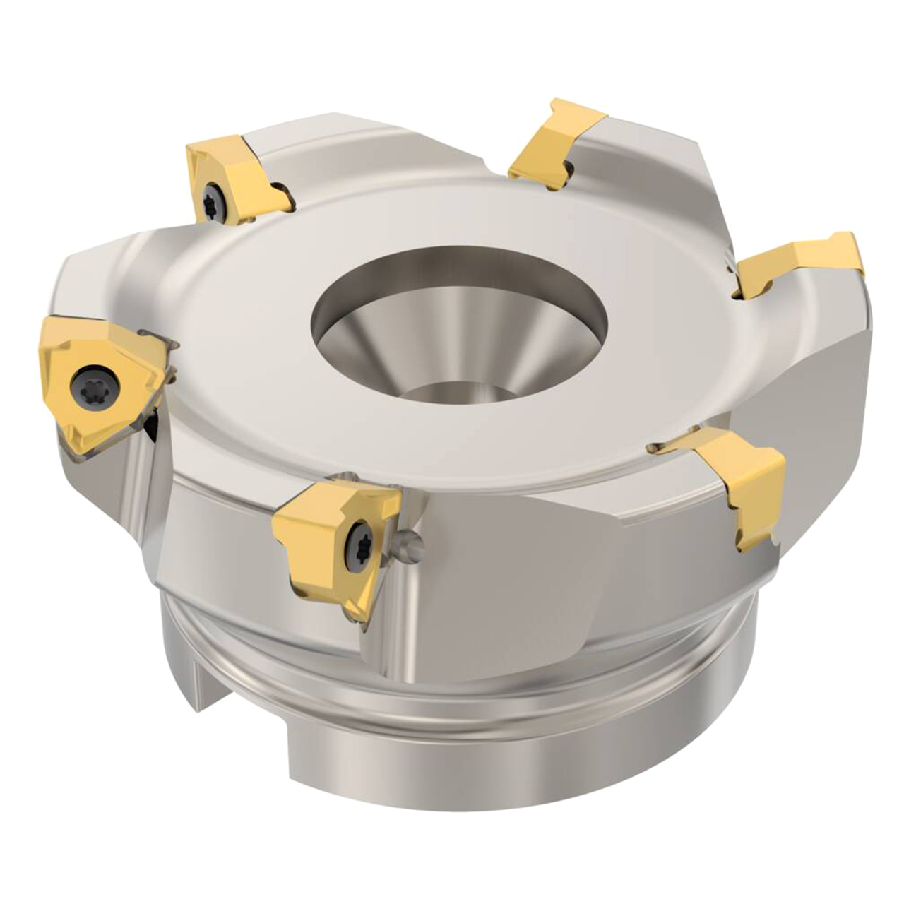 Seco Tools 02642884 | R220.96-04.00-08-6A 101.60mm Diameter x 50.00mm Functional Length x 90 Degree Cutting Edge Angle Indexable Square-Shoulder Face Mill