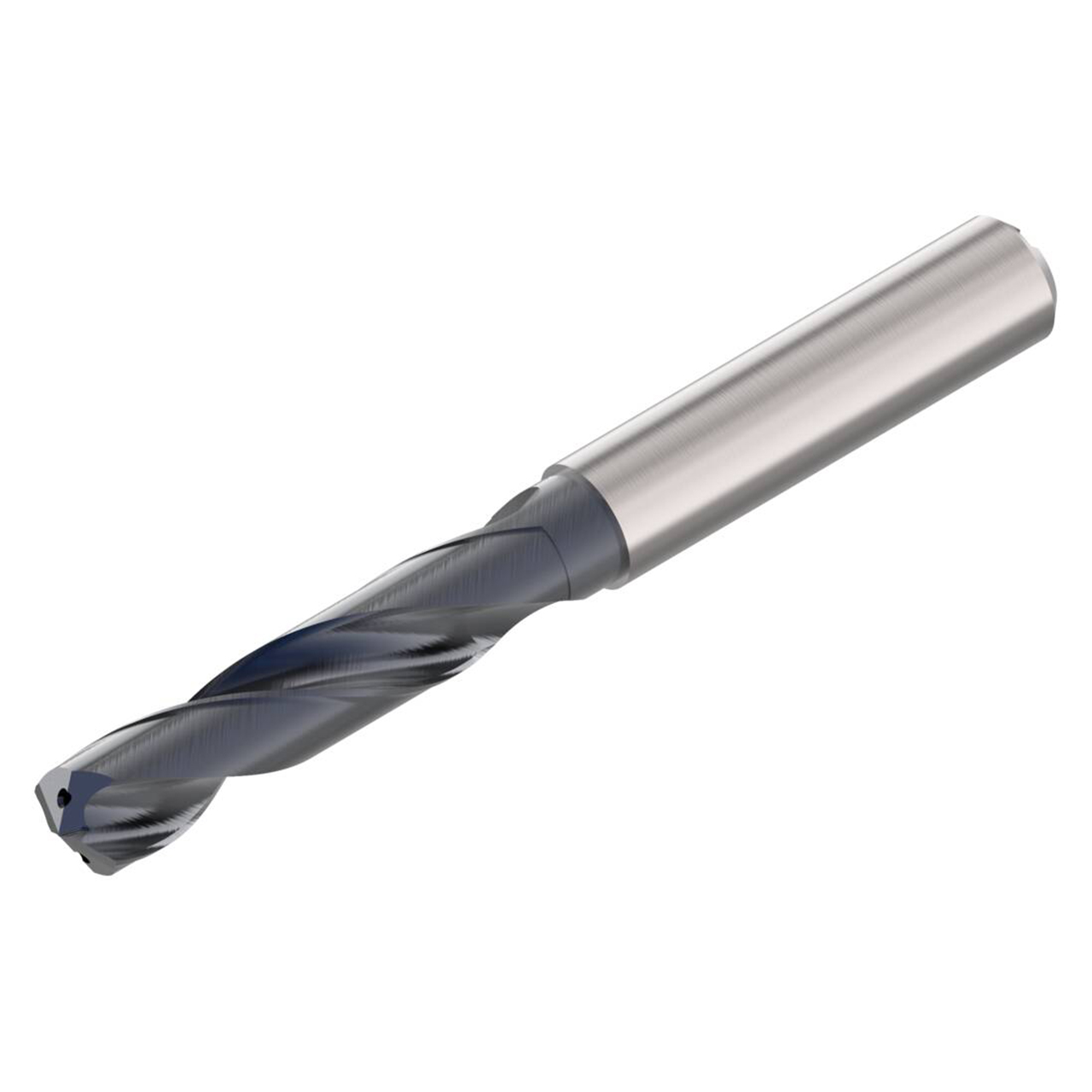 Seco Tools 02898352 | SD1103A-1140-040-12R1 11.40mm Diameter x 12.00mm Shank x 102.00mm OAL x 30 Degree Helix Angle 2 Cutting Edge Carbide Screw Machine Length Drill Bit