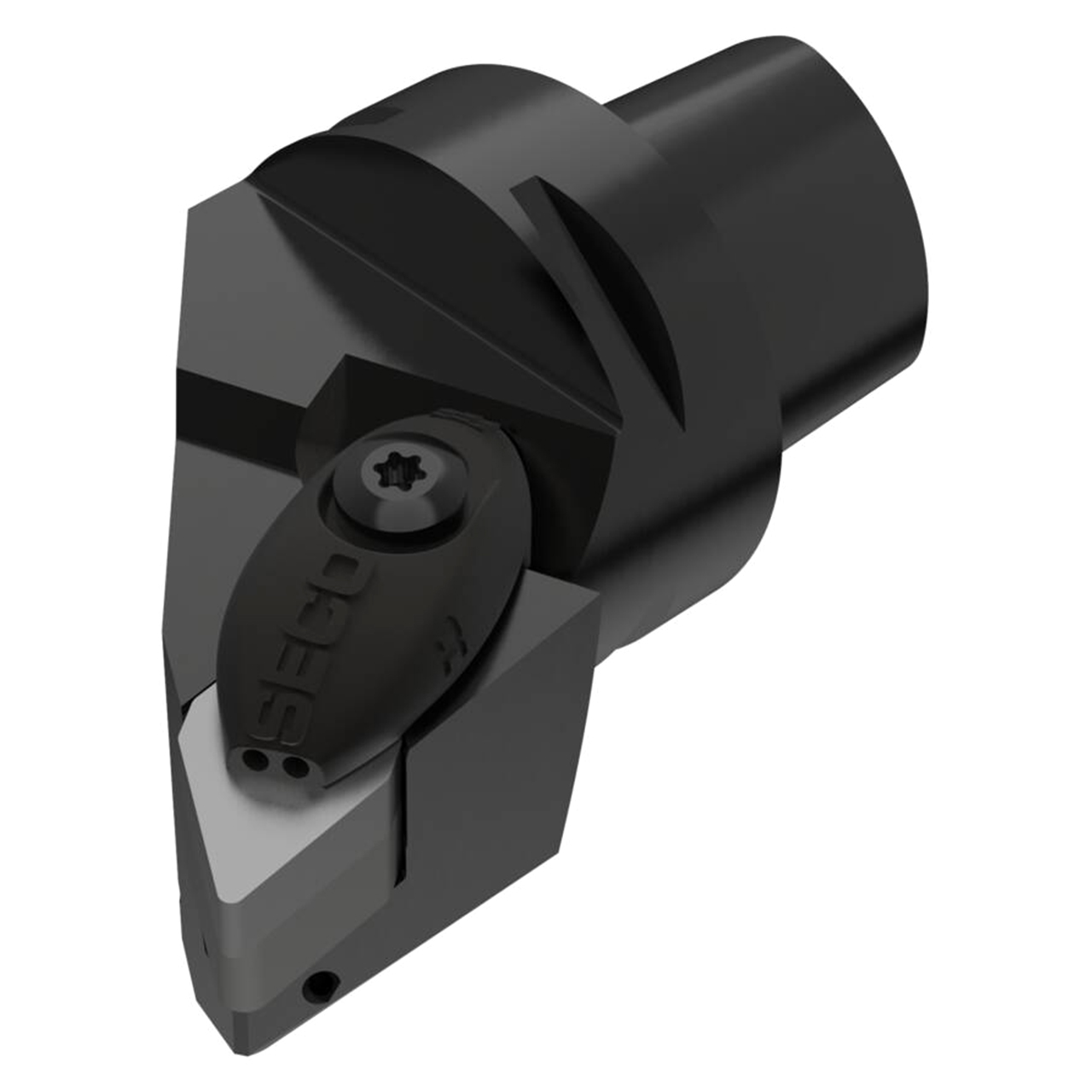 Seco Tools 10070167 | C4-DDJNR-27055-15-04JETI2 55.00mm Functional Length x 27.00mm Functional Width x 93 Degree Cutting Edge Angle Right Hand Modular Turning Head