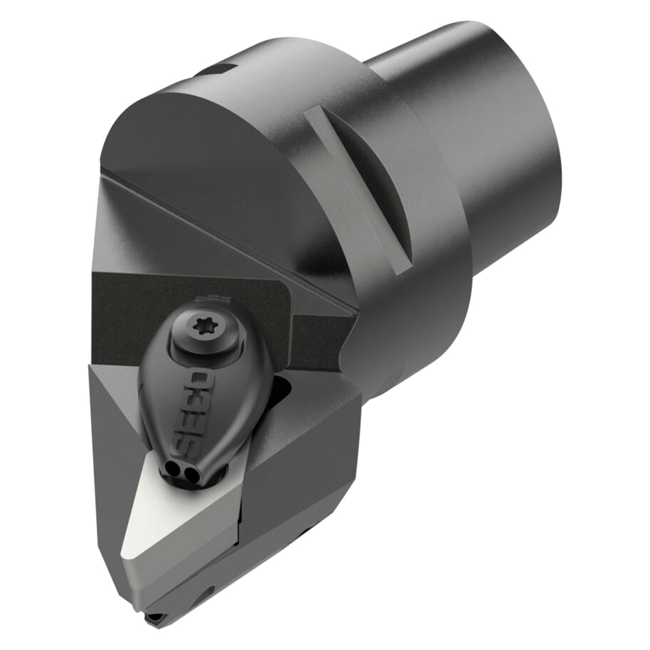 Seco Tools 10070177 | C4-DVJBR-27055-16JETI2 55.00mm Functional Length x 27.00mm Functional Width x 93 Degree Cutting Edge Angle Right Hand Modular Turning Head