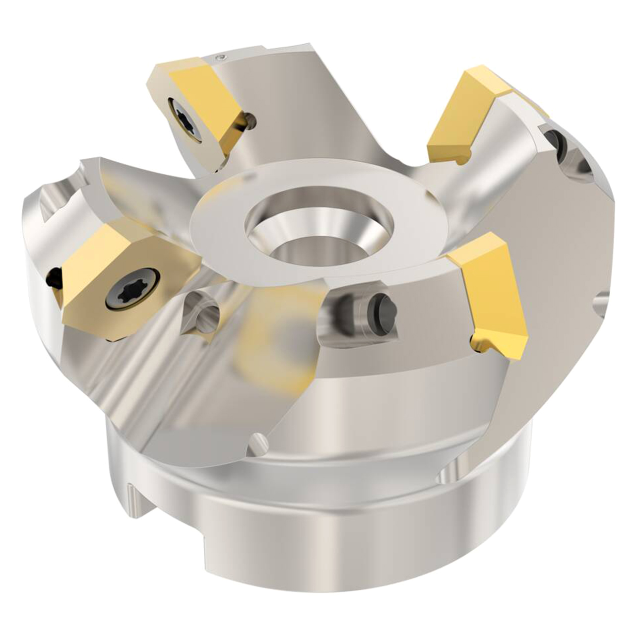 Seco Tools 02448964 | R220.53-0125-12-6A 125.00mm Diameter x 63.00mm Functional Length x 45 Degree Cutting Edge Angle Indexable Chamfer & Angle Face Mill