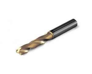 Seco Tools 02450090 | SD203A-10.0-31-10R1-M 10.00mm Diameter x 10.00mm Shank x 89.00mm OAL x 30 Degree Helix Angle 2 Cutting Edge Carbide Screw Machine Length Drill Bit
