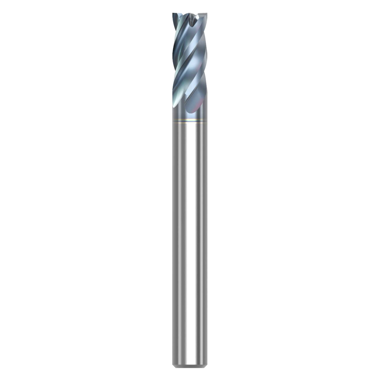 Seco Tools 10008528 | STS430.2.250D1S.0Z4 HTA 0.250" Diameter x 0.250" Shank x 2.000" OAL x 30 Degree Helix Angle 4 Flute HTA Coated Carbide Square End Mill