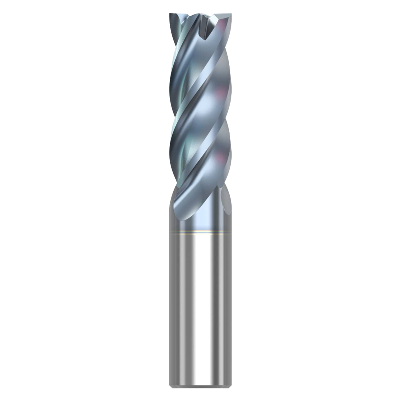 Seco Tools 10008530 | STS430.2.250D3S.0Z4 HTA 0.250" Diameter x 0.250" Shank x 2.500" OAL x 30 Degree Helix Angle 4 Flute HTA Coated Carbide Square End Mill