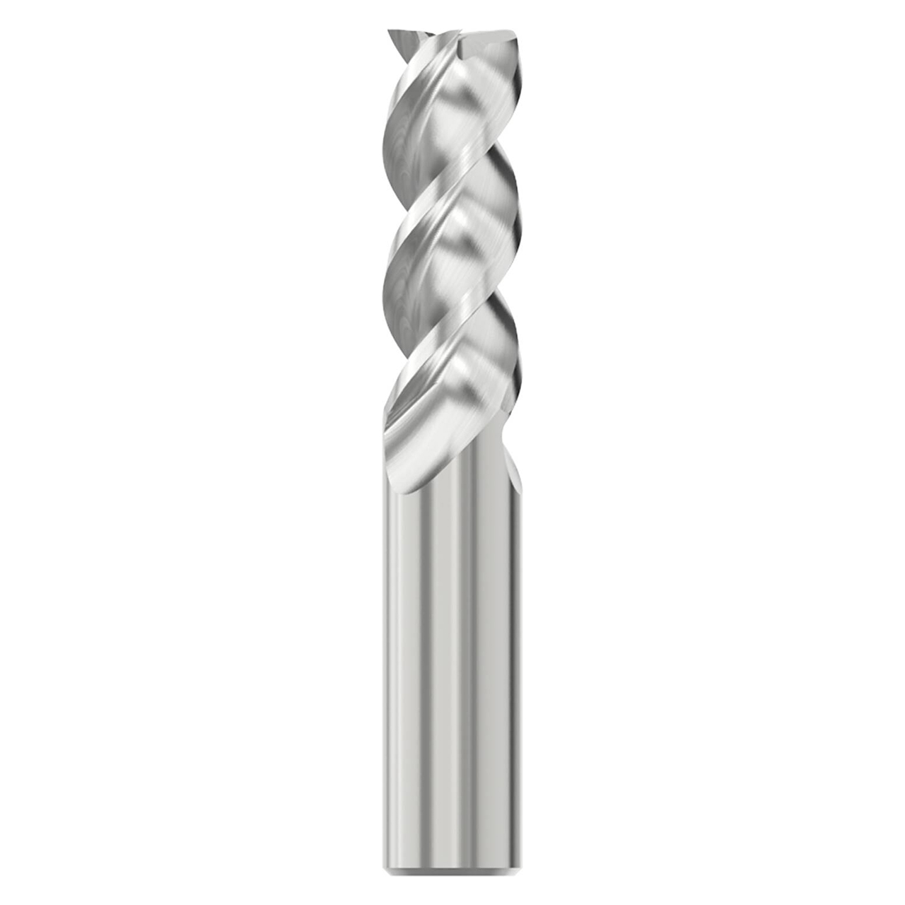 Seco Tools 17003161 | A345.500D3S.0Z3 12.70mm Diameter x 12.70mm Shank x 76.20mm OAL x 45 Degree Helix Angle 3 Flute Uncoated Carbide Square End Mill (N61563)