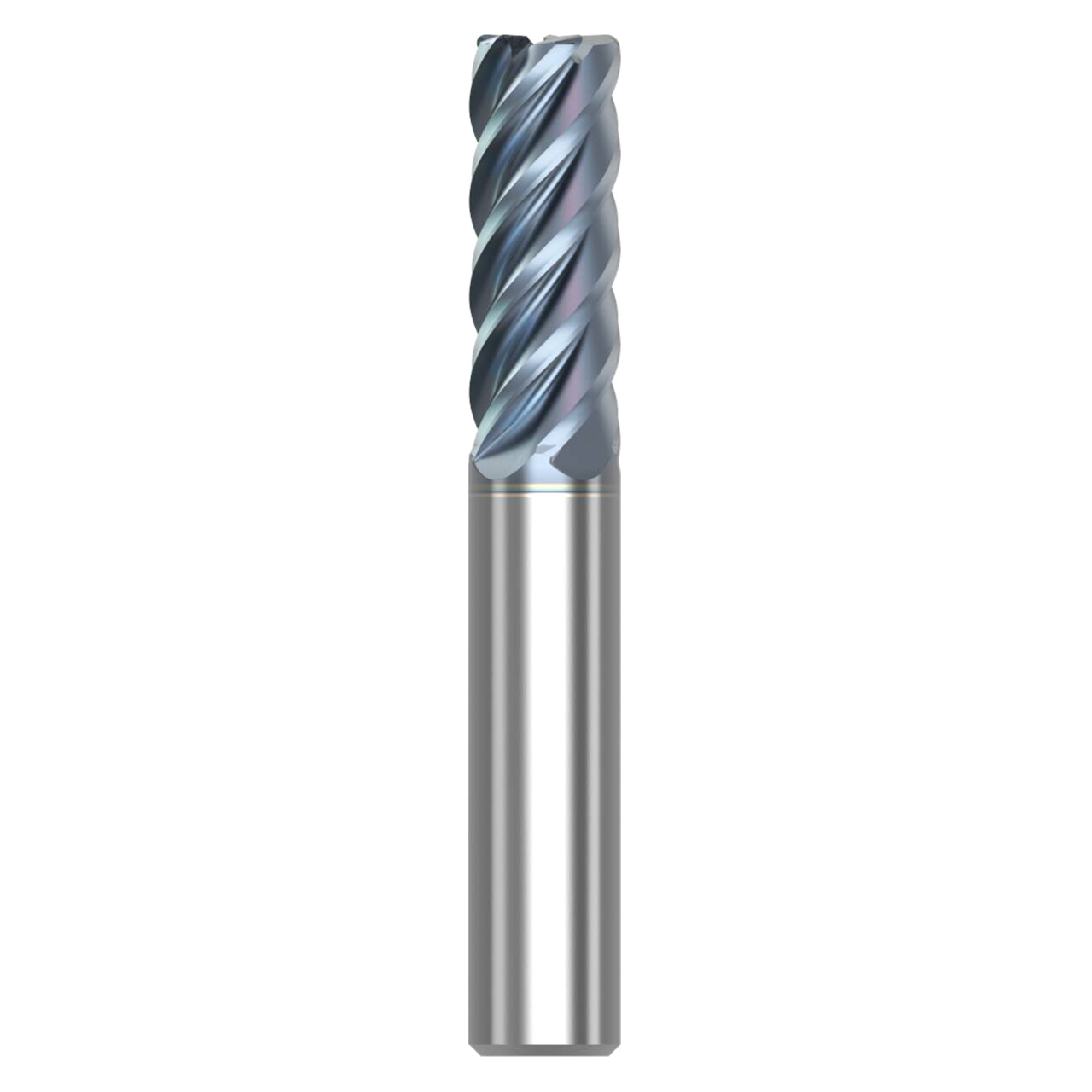 Seco Tools 10008072 | S545R.750D2R060.0Z5 HTA 0.750" Diameter x 0.750" Shank x 4.000" OAL x 45 Degree Helix Angle 5 Flute HTA Coated Carbide Corner Radius End Mill