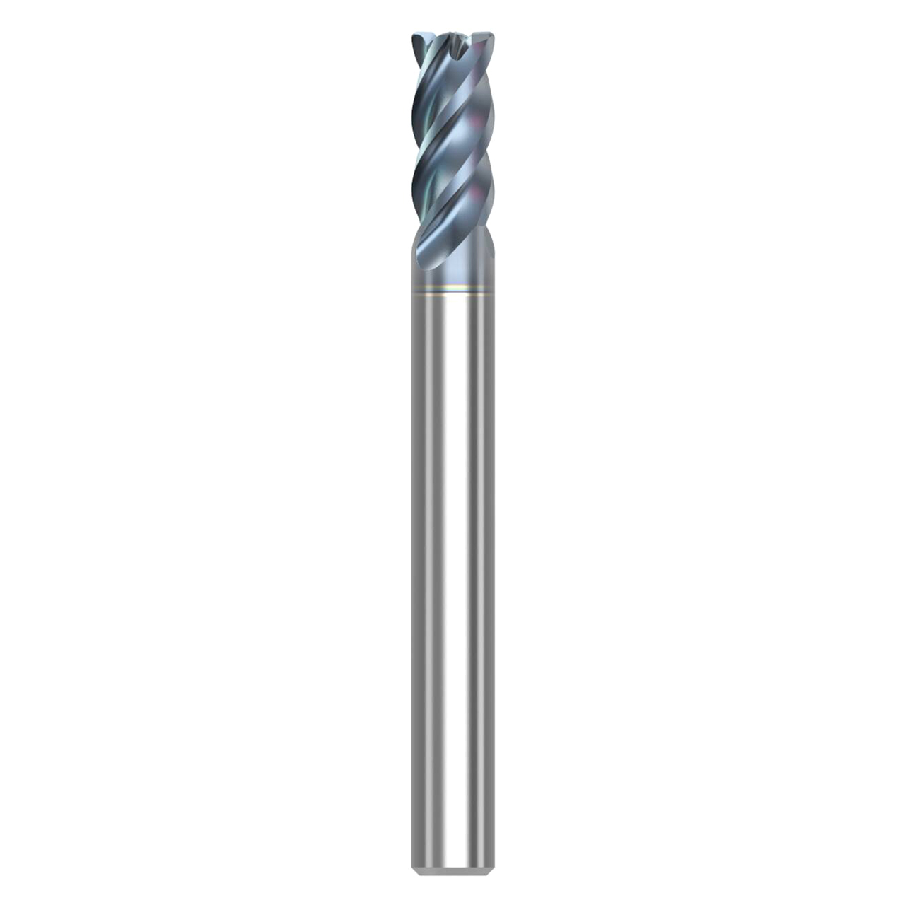 Seco Tools 10008565 | STR440.2.250D2R020.0Z4 HTA 0.250" Diameter x 0.250" Shank x 2.500" OAL x 40 Degree Helix Angle 4 Flute HTA Coated Carbide Corner Radius End Mill