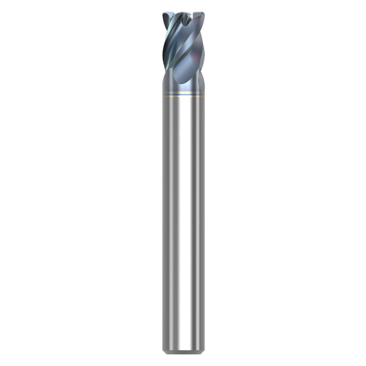 Seco Tools 10008567 | STR440.2.375D1R020.0Z4 HTA 0.375" Diameter x 0.375" Shank x 2.000" OAL x 40 Degree Helix Angle 4 Flute HTA Coated Carbide Corner Radius End Mill