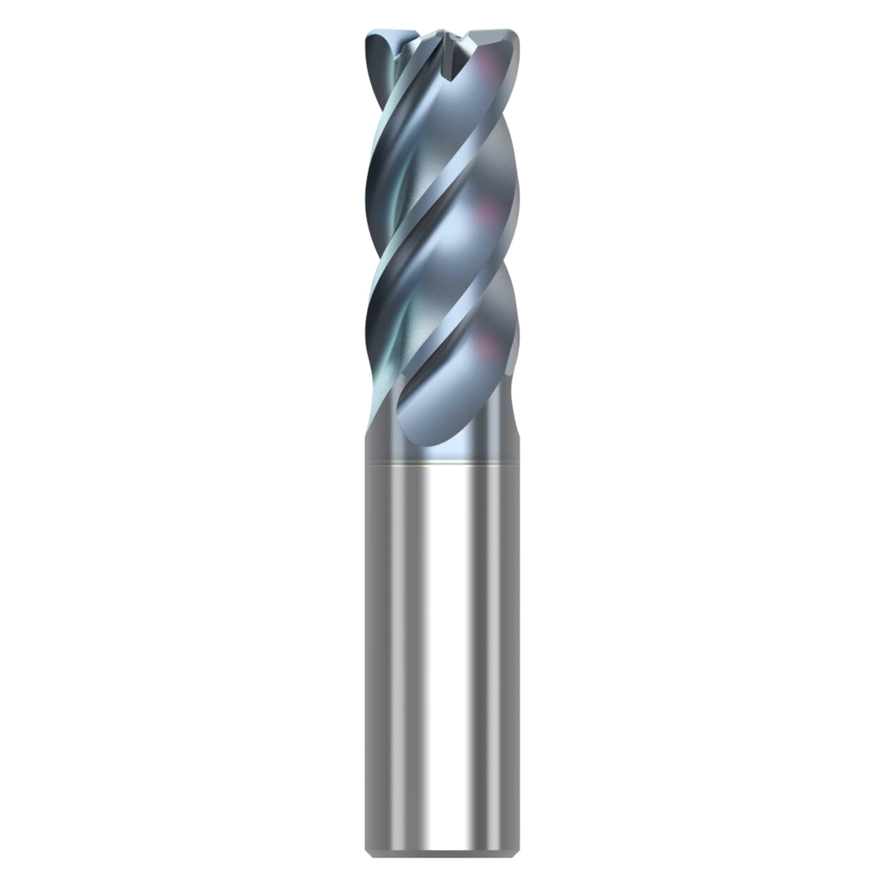 Seco Tools 10008585 | STR440.2.750D2R060.0Z4 HTA 0.750" Diameter x 0.750" Shank x 4.000" OAL x 40 Degree Helix Angle 4 Flute HTA Coated Carbide Corner Radius End Mill