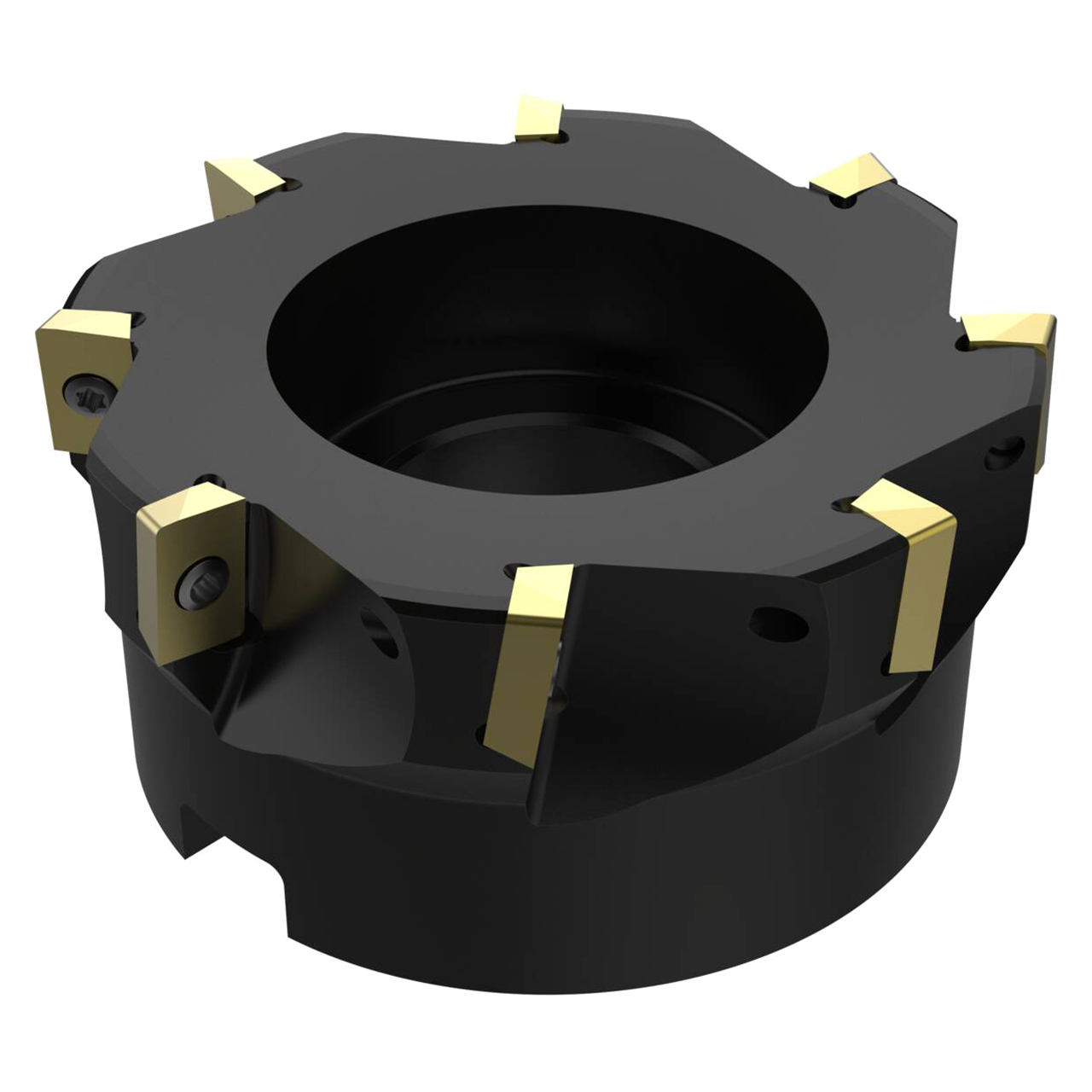 Seco Tools 00072187 | R220.69-03.00-16 76.20mm Diameter x 15.00mm Depth of Cut x 50.00mm Functional Length -9.2 Degree Rake Radial Angle Indexable Square-Shoulder Face Mill