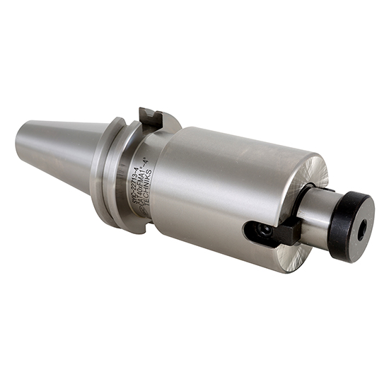 Techniks 22727-6 | CAT50 Taper x 1.500" Size x 0.940" Length x 1.880" Diameter x 6" Projection Length Steel Shell Mill Arbor