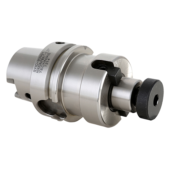 Techniks 95903 | HSK100A Taper x 1" Size x 0.690" Length x 1.190" Diameter x 2" Projection Length Steel Shell Mill Arbor