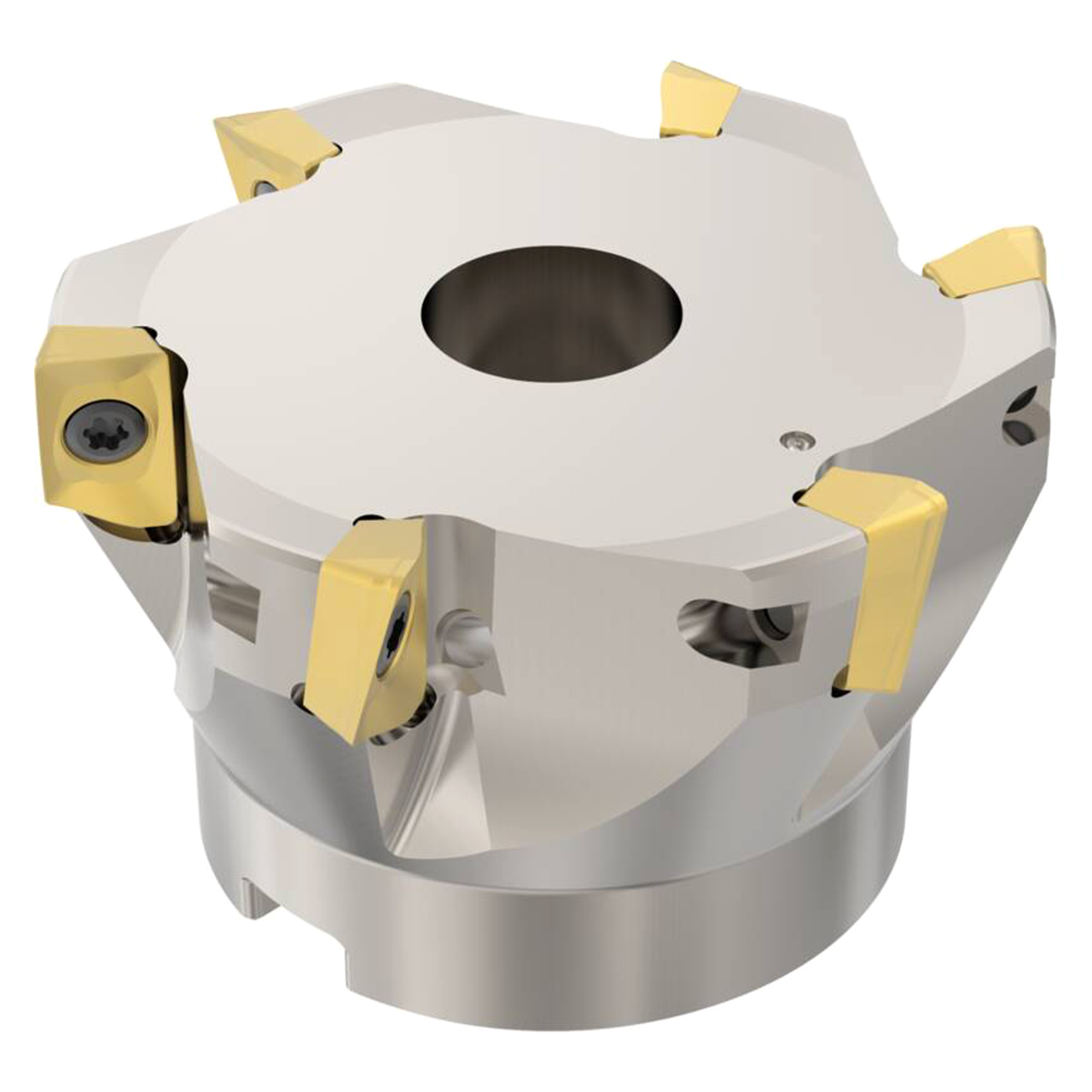 Seco Tools 02689817 | R220.69-02.50-12-6AN 63.50mm Diameter x 11.00mm Depth of Cut x 40.00mm Functional Length -5.2 Degree Rake Radial Angle Indexable Square-Shoulder Face Mill