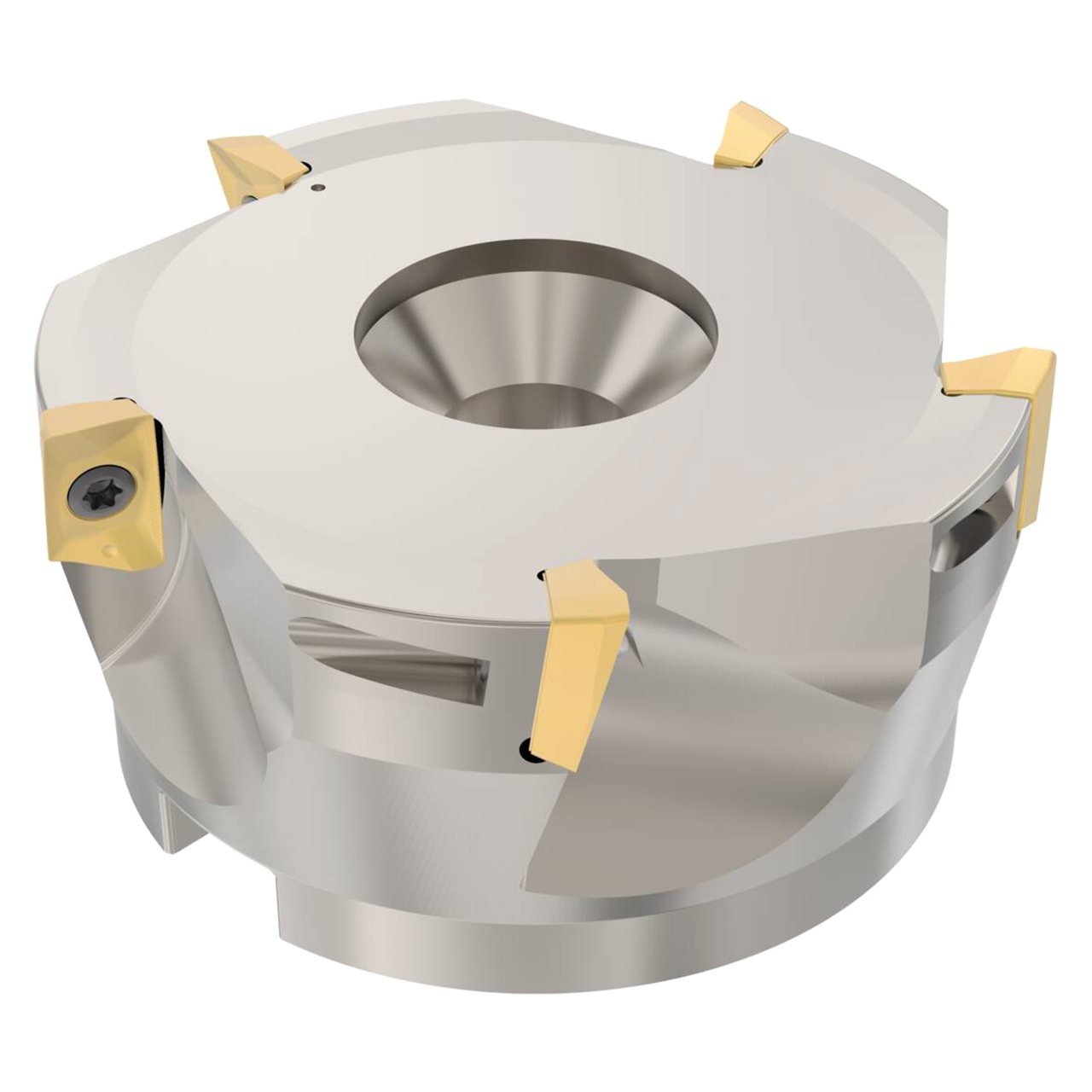 Seco Tools 02694990 | R220.69-04.00-18-5AN 101.60mm Diameter x 17.00mm Depth of Cut x 50.00mm Functional Length -4.7 Degree Rake Radial Angle Indexable Square-Shoulder Face Mill