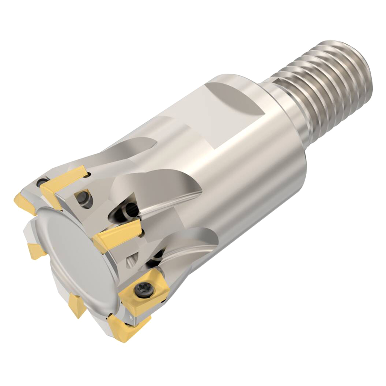 Seco Tools 02695013 | R217.69-01.00-12RE-06-7AN M12 Thread Size x 25.40mm Diameter x 5.00mm Maximum Cutting Depth x 35.00mm Functional Length x 8 Degree Rake Angle Indexable Square-Shoulder End Mill