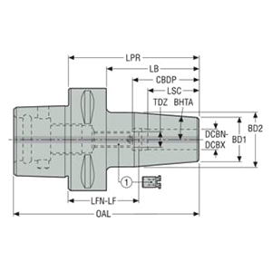 Seco Tools 02753175 | C6-391.5603-18085 33.00mm Body Diameter x 60.00mm Body length Shrink-Fit Tool Holder