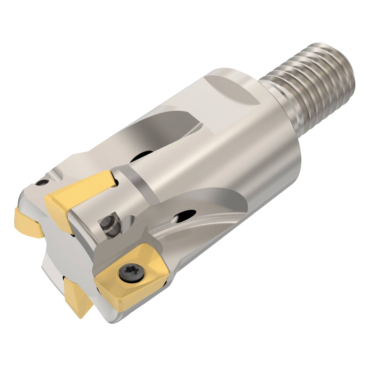 Seco Tools 02772705 | R217.69-01.00-12RE-10-4A M12 Thread Size x 25.40mm Diameter x 9.00mm Maximum Cutting Depth x 40.00mm Functional Length x 8 Degree Rake Angle Indexable Square-Shoulder End Mill