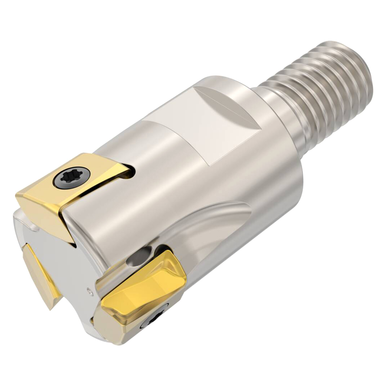 Seco Tools 02827542 | R217.94-1225.RE-08-4A M12 Thread Size x 25.00mm Diameter x 8.00mm Maximum Cutting Depth x 30.00mm Functional Length x -5.25 Degree Rake Angle Indexable Square-Shoulder End Mil