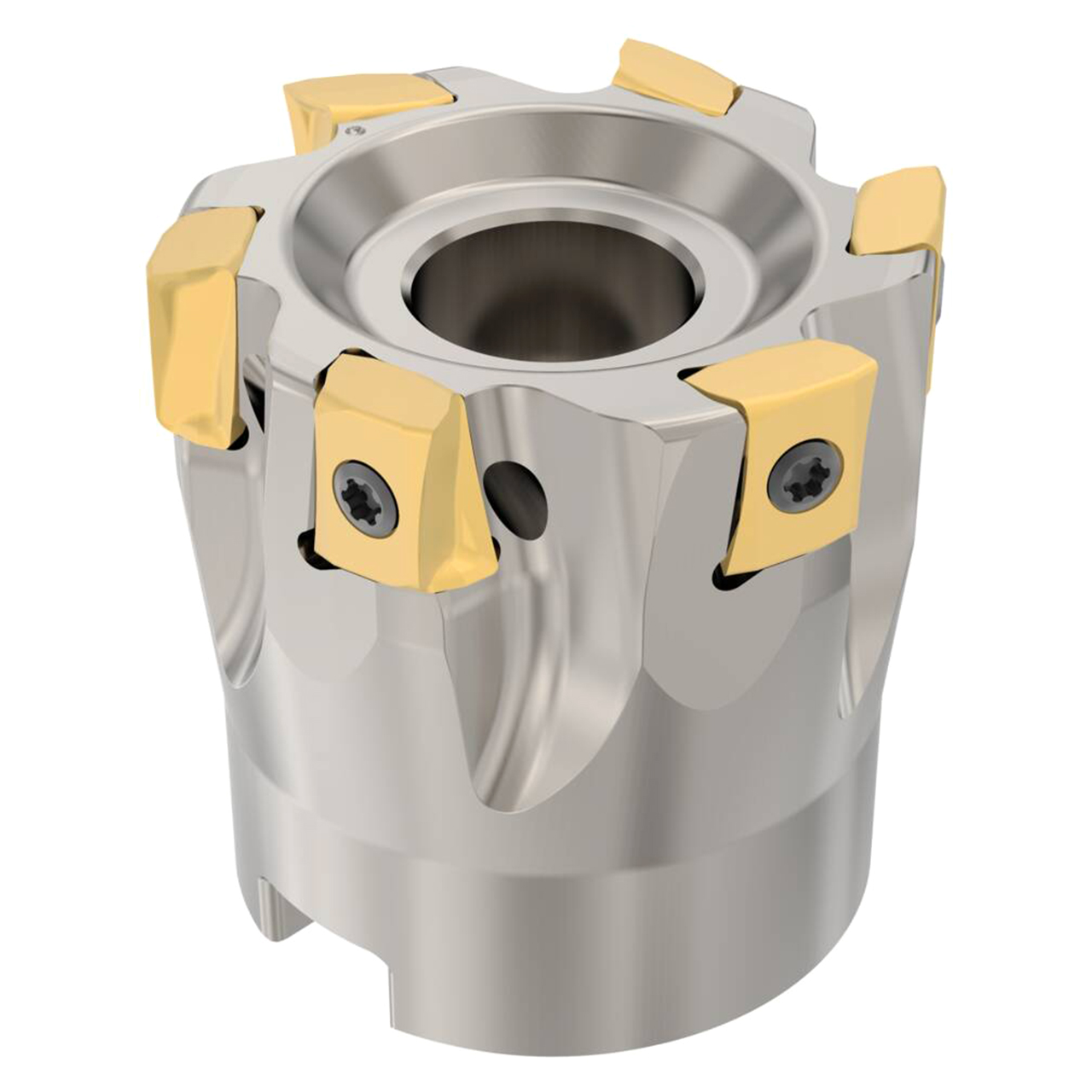Seco Tools 02827546 | R220.94-0040-08-6A 40.00mm Diameter x 8.00mm Depth of Cut x 40.00mm Functional Length -23 Degree Rake Radial Angle Indexable Square Shoulder Mill