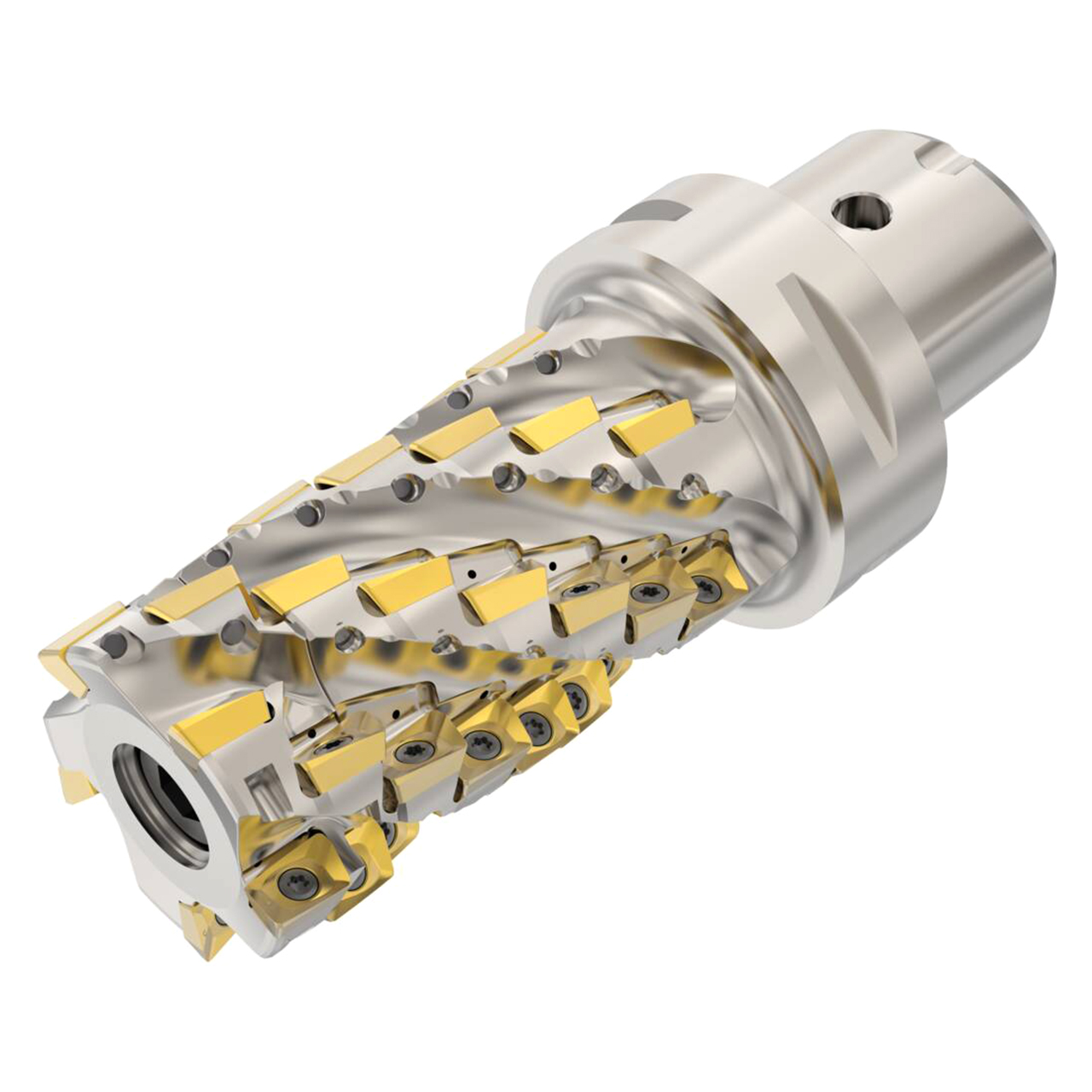 Seco Tools 02829935 | C6-R217.69-050-086-12.5SAN 50.00mm Diameter x 157.00mm OAL 90 Degree Cutting Edge Angle 5 Flute Indexable Square Shoulder Mill