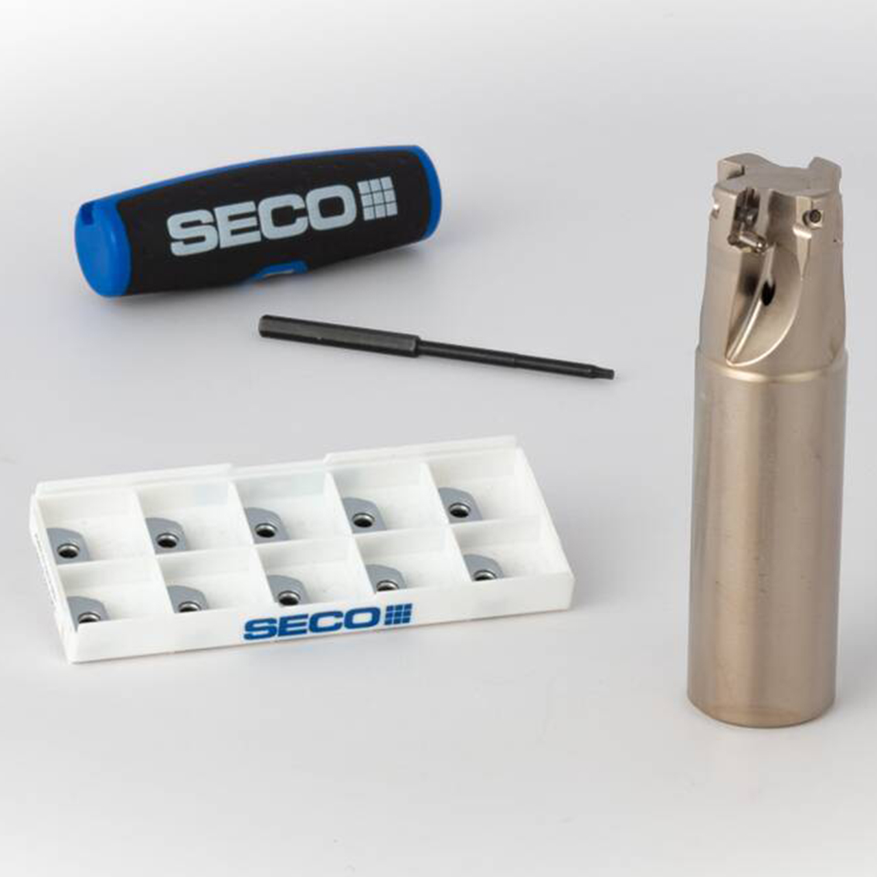 Seco Tools 02840167 | TURBO10-1.00P-KIT Face Mill Insert Kit