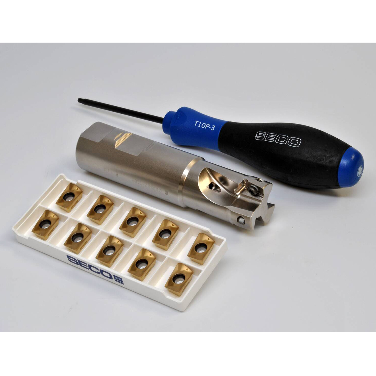 Seco Tools 02840172 | TURBO10-1.00M-KIT Face Mill Insert Kit