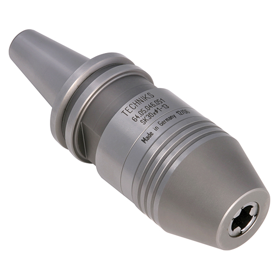 Techniks 64.05.046.051 | ISO30 Taper x 1/2" Maximum Capacity x 50.00mm Diameter x 103.00mm Projection Length Drill Chuck