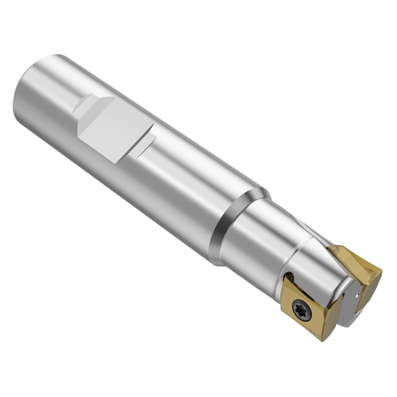 Seco Tools 02887522 | R217.94-00.75-3-08-3A 0.750" Diameter x 0.750" Shank x 3.500" OAL Indexable Square-Shoulder Face Mill