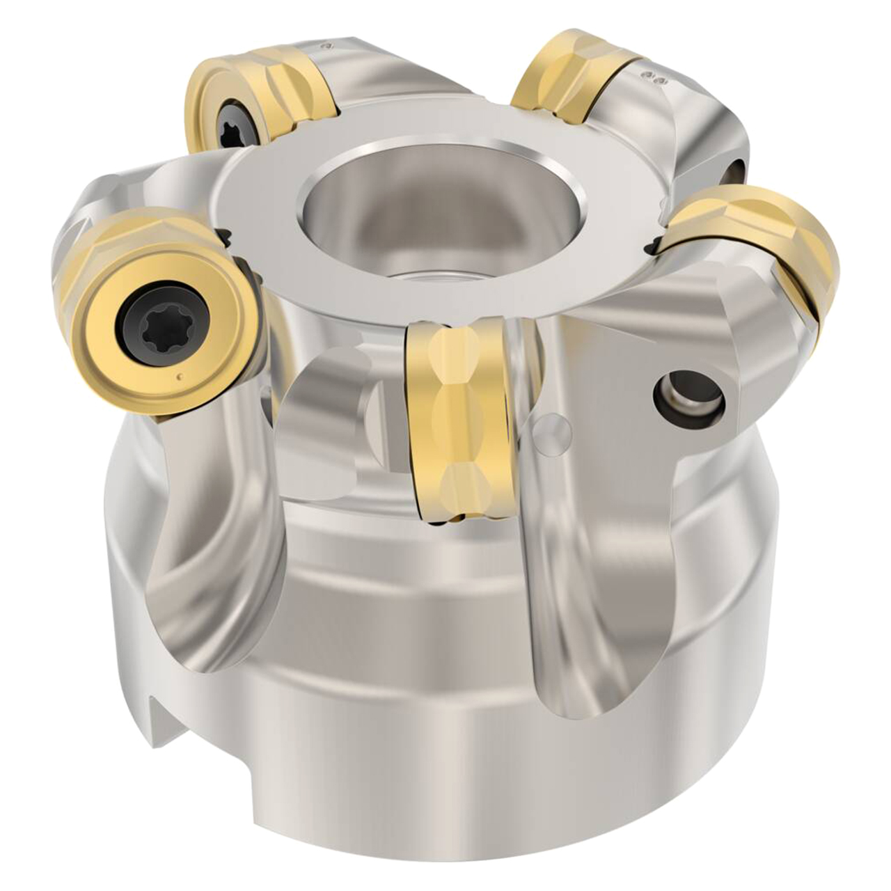 Seco Tools 03092083 | R220.28-0052-06.5A 40.00mm Diameter x 6.00mm Depth of Cut x 40.00mm Functional Length -10 Degree Rake Radial Angle Double Sided Copy Mill Round Insert