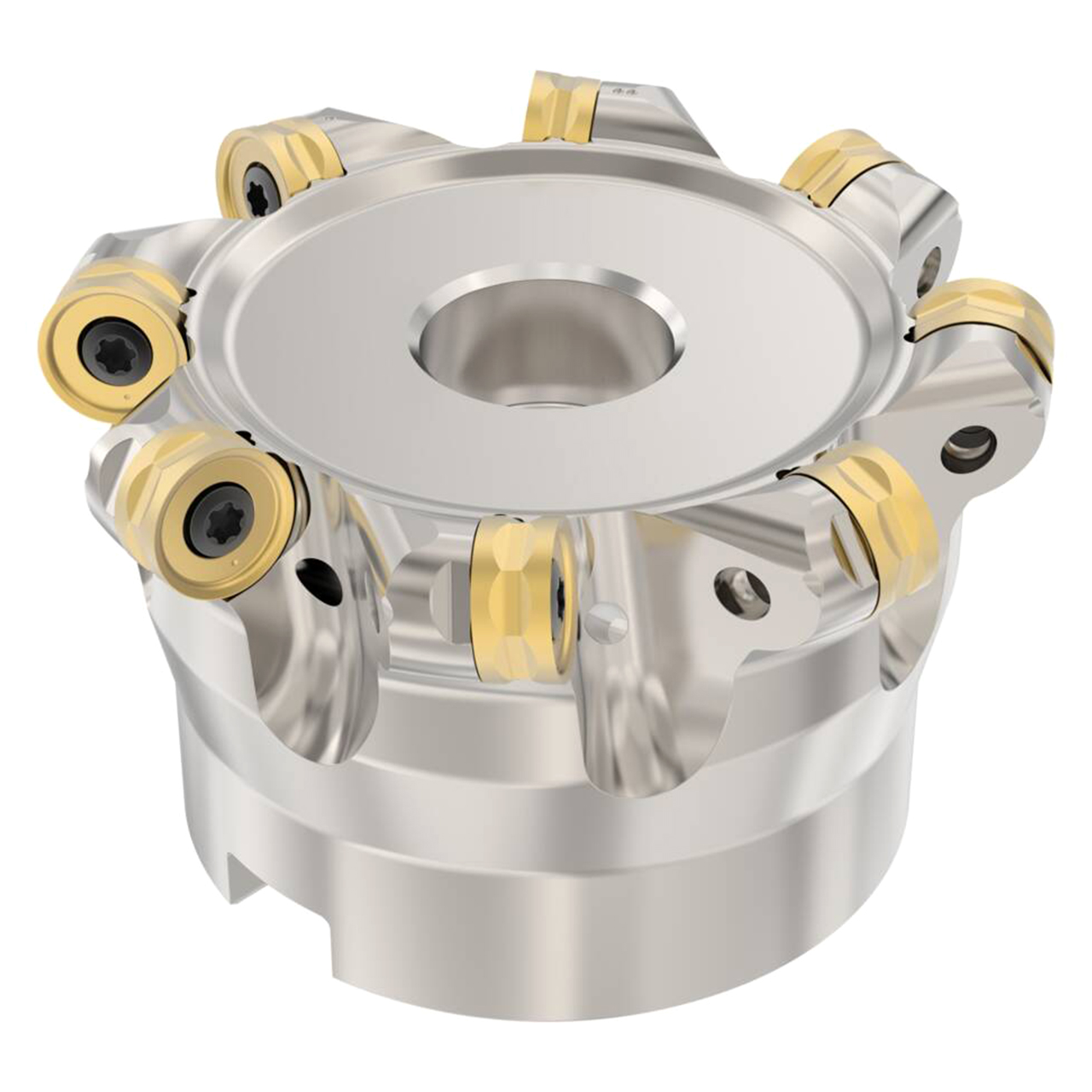 Seco Tools 03092088 | R220.28-0080-06.8A 67.90mm Diameter x 6.00mm Depth of Cut x 50.00mm Functional Length -8.5 Degree Rake Radial Angle Double Sided Copy Mill Round Insert