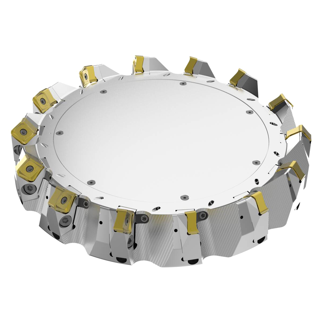 Seco Tools 03167770 | R220.54-8315-22-14CS 315.00mm Diameter x 9.00mm Depth of Cut x 80.00mm Functional Length -7 Degree Rake Radial Angle Double QuattroMill Face Mill