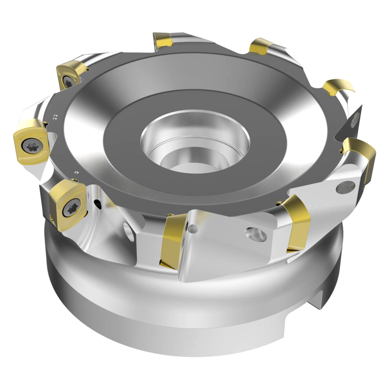 Seco Tools 03212898 | R220.21-0080-LP09.9A 67.00mm Diameter x 1.85mm Depth of Cut x 50.00mm Functional Length -5 Degree Rake Radial Angle Indexable High-Feed End Mill