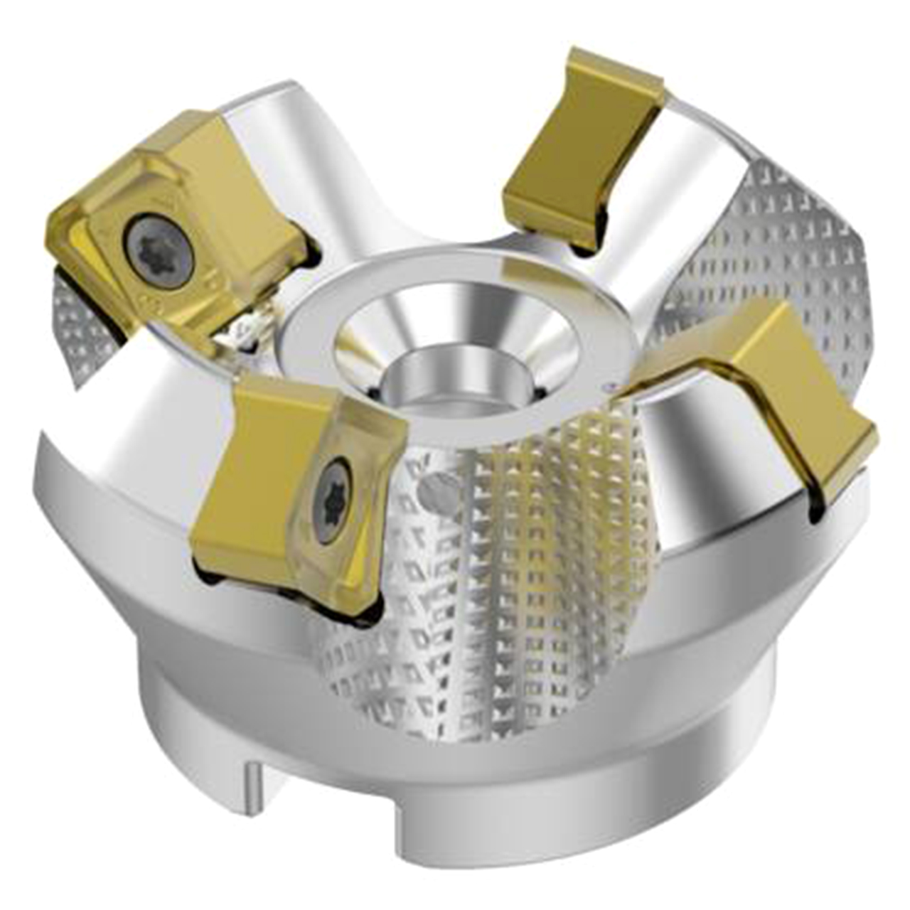 Seco Tools 03213622 | R220.54-0050-14-4A 50.00mm Diameter x 6.00mm Depth of Cut x 40.00mm Functional Length -7 Degree Rake Radial Angle Double QuattroMill Face Mill