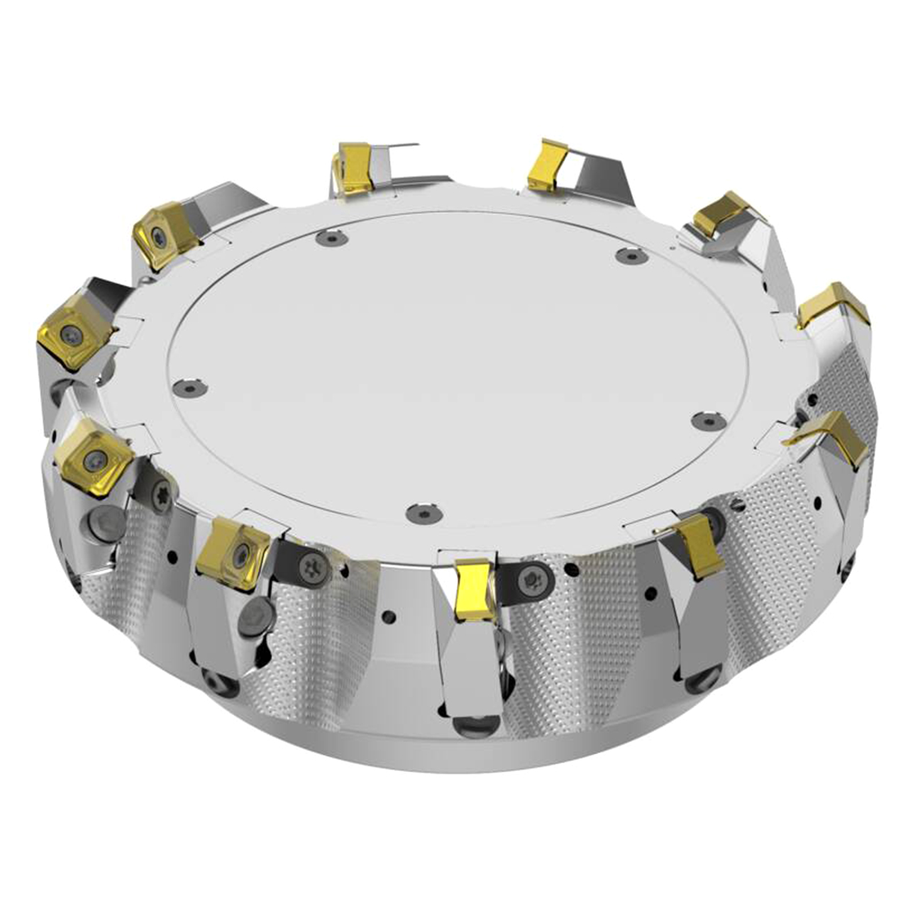 Seco Tools 03213792 | R220.54-808.00-14-11CA 200.00mm Diameter x 6.00mm Depth of Cut x 80.00mm Functional Length -7 Degree Rake Radial Angle Double QuattroMill Face Mill